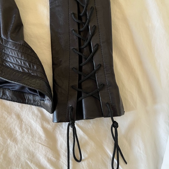 SKINGRAFT Fitted Soft Leather Jacket sz L - Picture 3 of 16